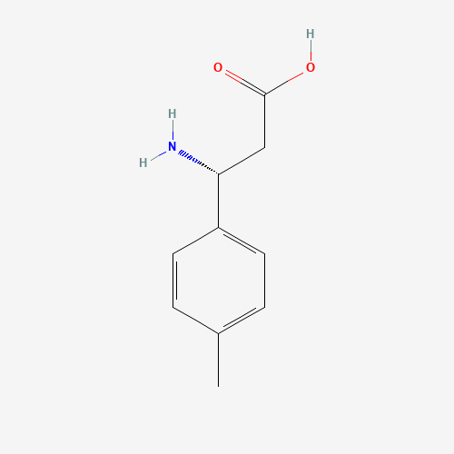 3-Amino-3-p-tolyl-propionic acid (CAS: 479064-87-4) - Chemical Structure and Molecular Formula 