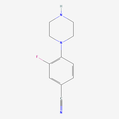 3-Fluoro-4-piperazin-1-yl-benzonitrile (CAS: 182181-38-0) - Related Chemical Product