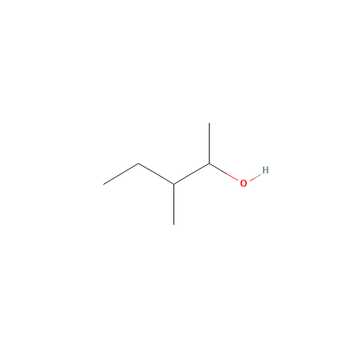 3-Methylpentan-2-ol (CAS: 565-60-6) - Chemical Structure and Molecular Formula 