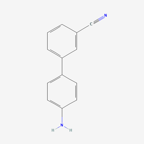 4'-Aminobiphenyl-3-carbonitrile (CAS: 443998-73-0) - Chemical Structure and Molecular Formula 