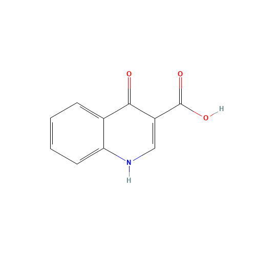 4-Hydroxyquinoline-3-carboxylic acid (CAS: 34785-11-0) - Chemical Structure and Molecular Formula 