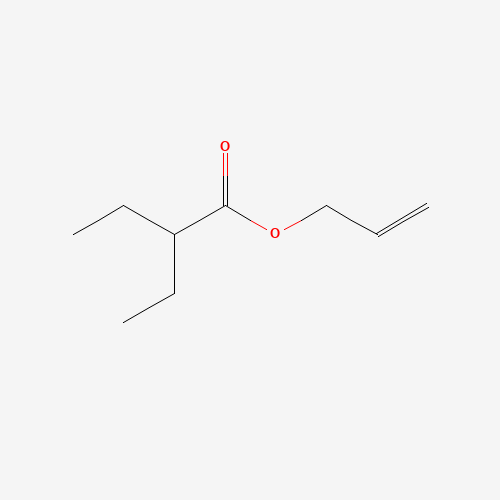 Allyl 2-ethyl butyrate (CAS: 7493-69-8) - Chemical Structure and Molecular Formula 