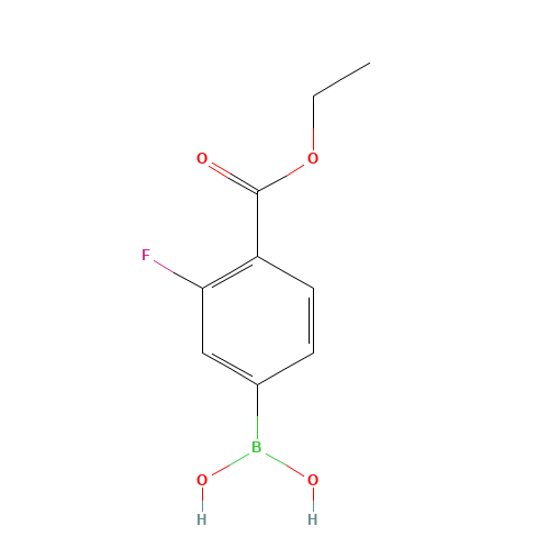 Benzoic acid, 4-borono-2-fluoro-, ethyl ester (CAS: 874288-38-7) - Related Chemical Product