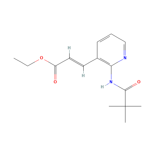Ethyl-(2E)-3-{2-[(2,2-dimethylpropanoyl)amino]-3-pyridinyl}acrylat (CAS: 882029-13-2) - Related Chemical Product