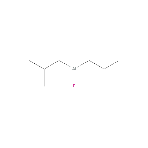 Fluoro(diisobutyl)aluminum (CAS: 675-15-0) - Chemical Structure and Molecular Formula 