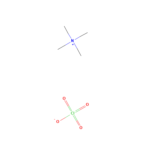 N,N,N-Trimethylmethanaminium perchlorate (CAS: 2537-36-2) - Chemical Structure and Molecular Formula 