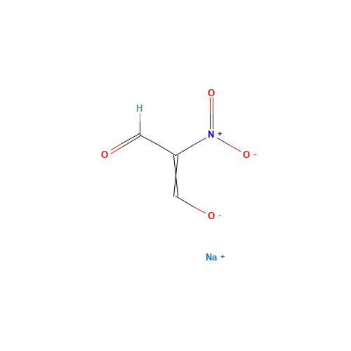 Nitromalonaldehyde (CAS: 34461-00-2) - Chemical Structure and Molecular Formula 