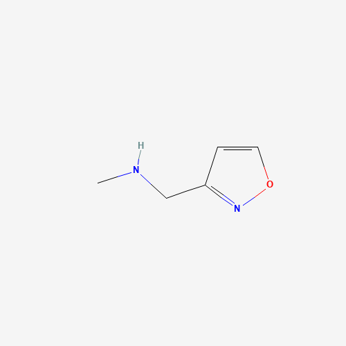N-Methyl-1-(1,2-oxazol-3-yl)methanamine (CAS: 297172-17-9) - Chemical Structure and Molecular Formula 