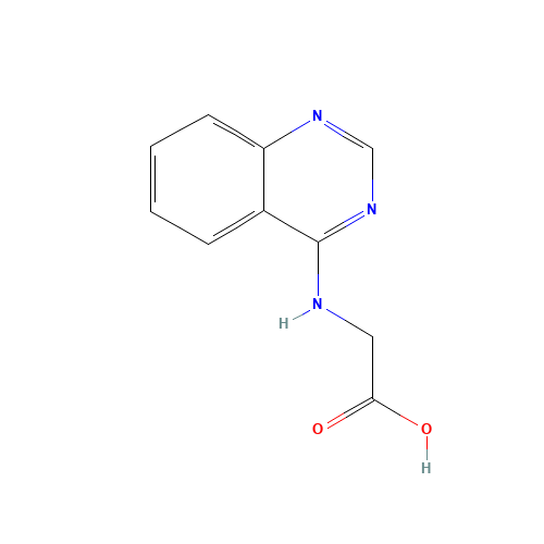 N-quinazolin-4-ylglycine (CAS: 55040-11-4) - Chemical Structure and Molecular Formula 