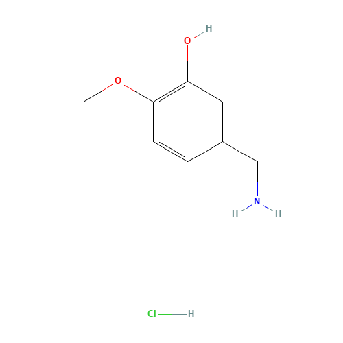 phenol, 5-(aminomethyl)-2-methoxy- (CAS: 42365-68-4) - Related Chemical Product