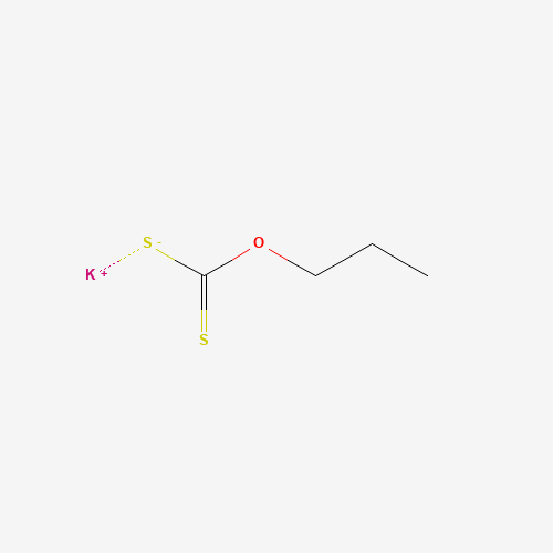Potassium O-propyl carbonodithioate (CAS: 2720-67-4) - Chemical Structure and Molecular Formula 