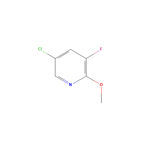 pyridine, 5-chloro-3-fluoro-2-methoxy- (CAS: 886374-01-2) - Related Chemical Product