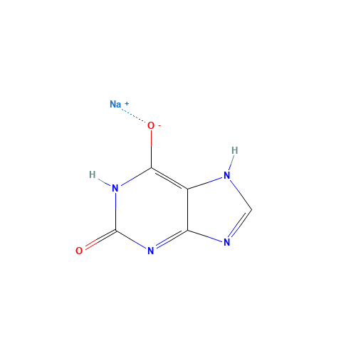Sodium 6-oxo-6,7-dihydro-3H-purin-2-olate (CAS: 68738-87-4) - Related Chemical Product
