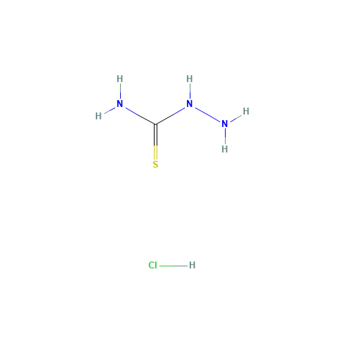 Thiosemicarbazide (CAS: 4346-94-5) - Chemical Structure and Molecular Formula 