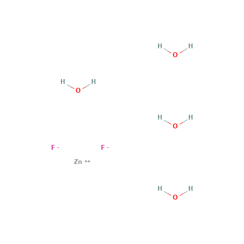 Zinc difluoride (CAS: 13986-18-0) - Chemical Structure and Molecular Formula 