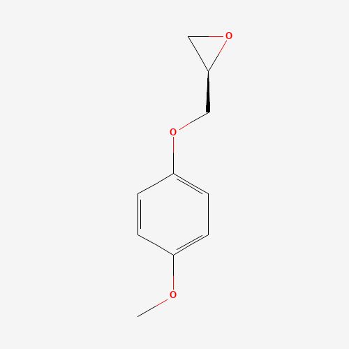 (2R)-2-[(4-METHOXYPHENOXY)METHYL]OXIRANE (CAS: 26744-15-0) - Chemical Structure and Molecular Formula 