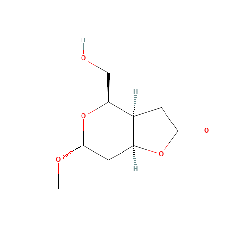 (3AS,4R,6R,7AS)-TETRAHYDRO-4-HYDROXYMETHYL-6-METHOXY-4H-FURO[3,2-C]PYRAN-2(3H)-ONE (CAS: 62210-98-4) - Related Chemical Product