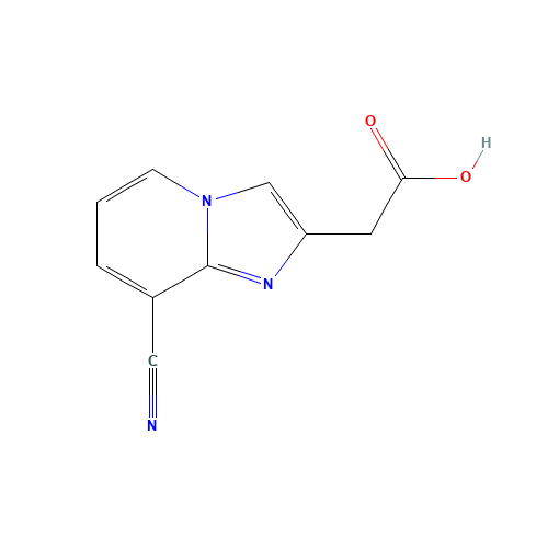 (8-CYANO-IMIDAZO[1,2-A]PYRIDIN-2-YL)-ACETIC ACID (CAS: 885275-53-6) - Related Chemical Product