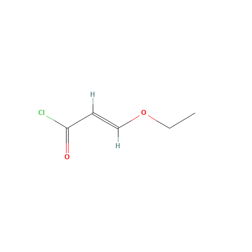 (E)-3-Ethoxyacryloyl chloride (CAS: 99471-66-6) - Chemical Structure and Molecular Formula 