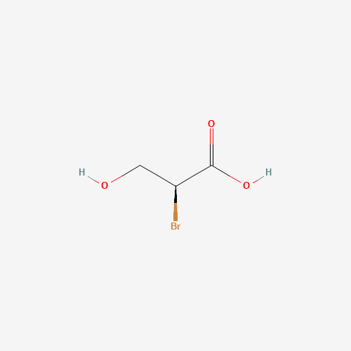 (S)-(-)-2-Bromo-3-hydroxypropanoicacid (CAS: 70671-46-4) - Chemical Structure and Molecular Formula 