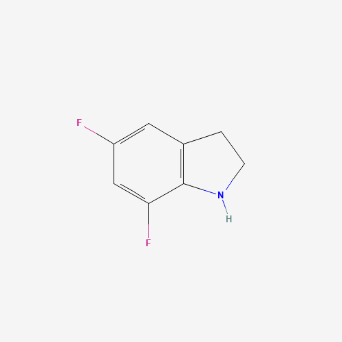 1H-Indole,5,7-difluoro-2,3-dihydro-(9CI) (CAS: 247564-56-3) - Related Chemical Product