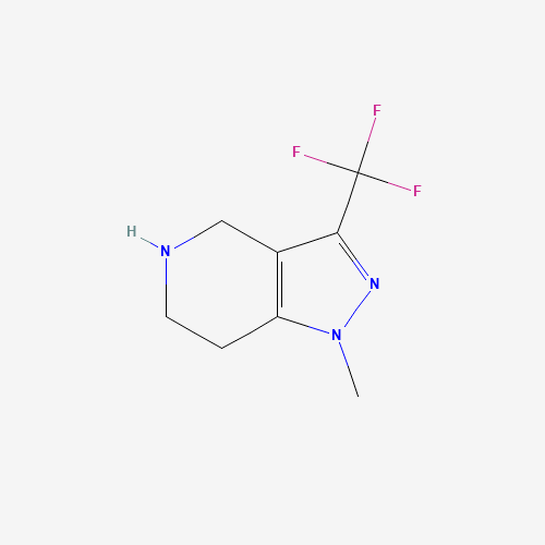 1H-Pyrazolo[4,3-c]pyridine,4,5,6,7-tetrahydro-1-methyl-3-(trifluoromethyl)-(9CI) (CAS: 794451-94-8) - Related Chemical Product