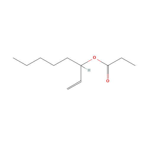 1-Octen-3-olpropionate (CAS: 63156-02-5) - Chemical Structure and Molecular Formula 