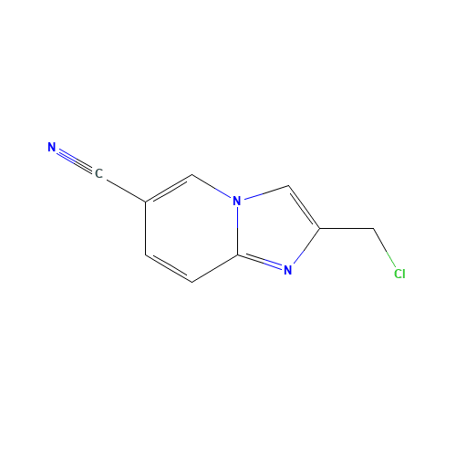 2-CHLOROMETHYL-IMIDAZO[1,2-A]PYRIDINE-6-CARBONITRILE (CAS: 885275-72-9) - Related Chemical Product