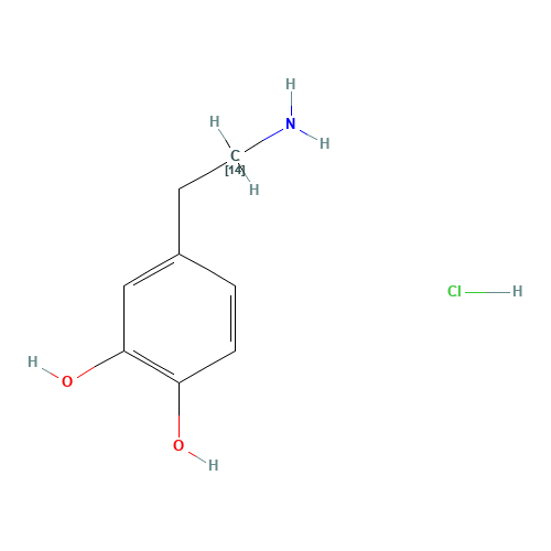 3,4-DIHYDROXYPHENYLETHYLAMINE-8-14C HYDROCHLORIDE-8-14C (CAS: 60109-35-5) - Related Chemical Product