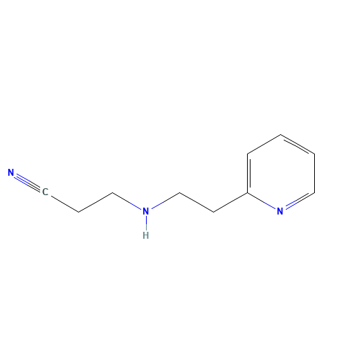 3-[[2-(2-PYRIDYL)ETHYL]AMINO]PROPANENITRILE (CAS: 91029-16-2) - Related Chemical Product