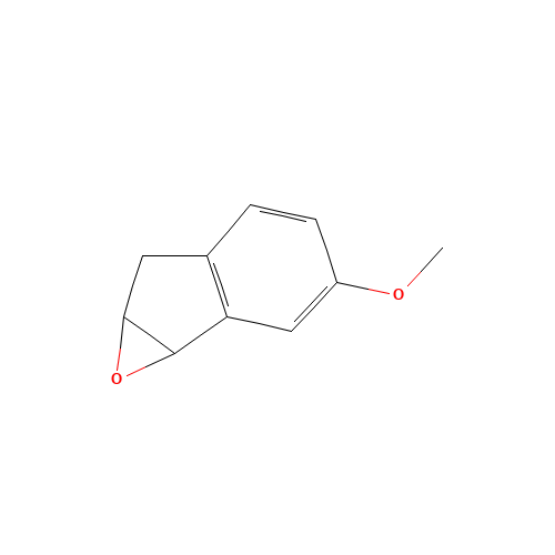 3-METHOXY-6,6A-DIHYDRO-1AH-1-OXA-CYCLOPROPA[A]INDENE (CAS: 166411-96-7) - Chemical Structure and Molecular Formula 