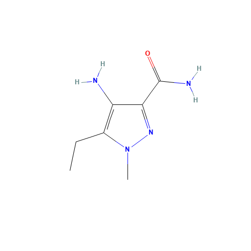 4-AMINO-5-ETHYL-1-METHYL-1H-PYRAZOLE-3-CARBOXYLIC ACID AMIDE (CAS: 247583-80-8) - Related Chemical Product