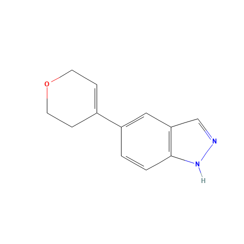 5-(3,6-DIHYDRO-2H-PYRAN-4-YL)-1H-INDAZOLE (CAS: 885272-68-4) - Related Chemical Product