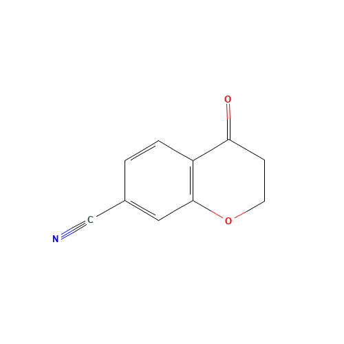 6-CYANO-4-CHROMANONE (CAS: 214759-65-6) - Chemical Structure and Molecular Formula 