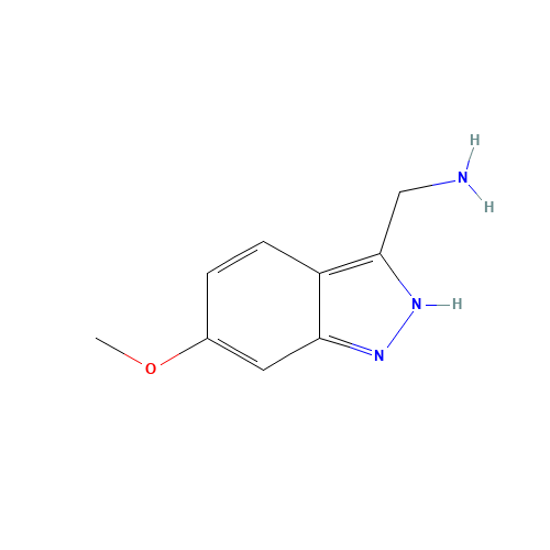 6-METHOXY-1H-INDAZOL-3-YL-METHYLAMINE (CAS: 885271-66-9) - Related Chemical Product