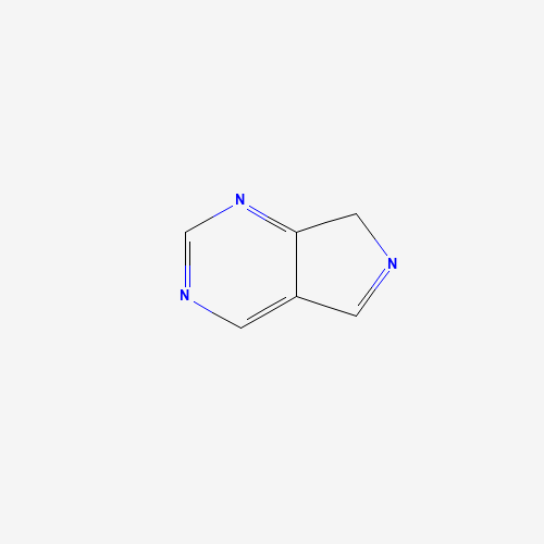 7H-PYRROLO[3,4-D]PYRIMIDINE (CAS: 271-03-4) - Chemical Structure and Molecular Formula 