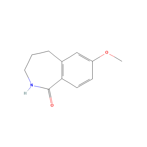 7-METHOXY-2,3,4,5-TETRAHYDRO-BENZO[C]AZEPIN-1-ONE (CAS: 3648-86-0) - Related Chemical Product