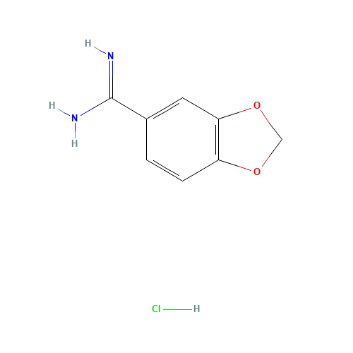 BENZO[1,3]DIOXOLE-5-CARBOXAMIDINE HYDROCHLORIDE (CAS: 80531-15-3) - Related Chemical Product