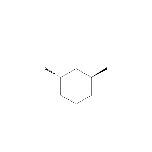 CIS,CIS,TRANS-1,2,3-TRIMETHYLCYCLOPENTANE (CAS: 20348-72-5) - Chemical Structure and Molecular Formula 