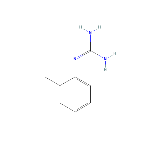 N-O-TOLYL-GUANIDINE (CAS: 37557-40-7) - Chemical Structure and Molecular Formula 
