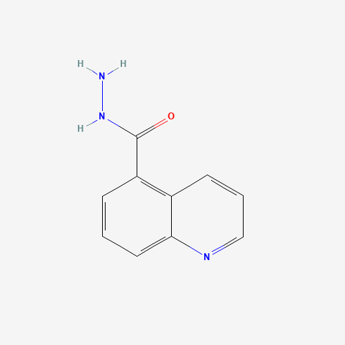 QUINOLINE-5-CARBOXYLIC ACID HYDRAZIDE (CAS: 96541-83-2) - Chemical Structure and Molecular Formula 