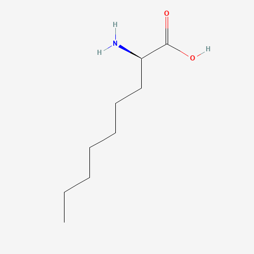 R-2-Aminononanoic acid (CAS: 81177-55-1) - Chemical Structure and Molecular Formula 