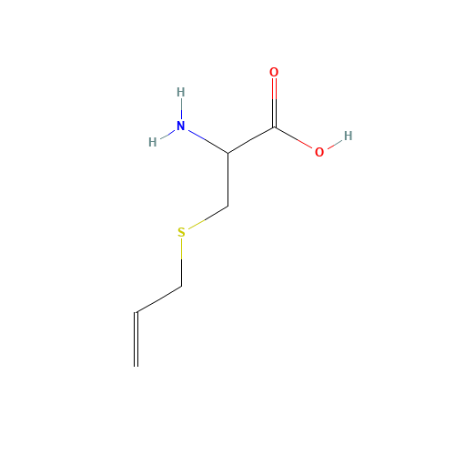 S-ALLYL-L-CYSTEINE (CAS: 49621-03-6) - Chemical Structure and Molecular Formula 