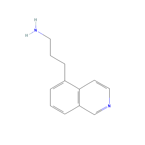 3-(Isoquinolin-5-yl)propan-1-amine (CAS: 1207448-38-1) - Chemical Structure and Molecular Formula 