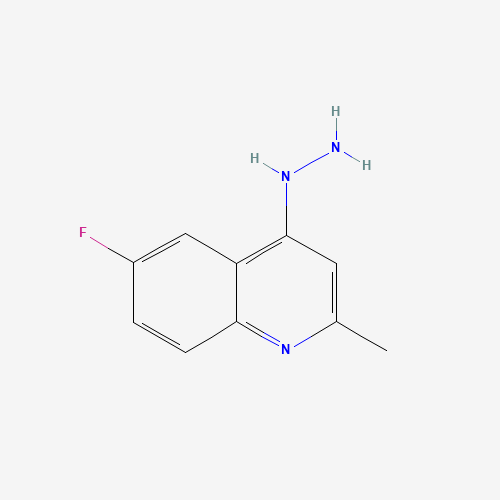 (6-Fluoro-2-methylquinolin-4-yl)hydrazine (CAS: 49612-15-9) - Related Chemical Product