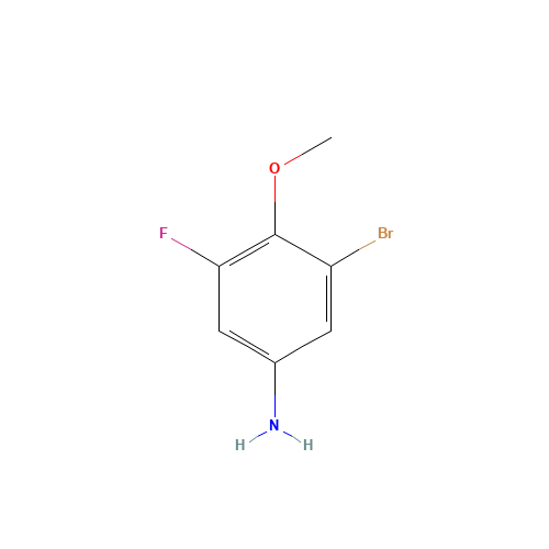 3-BROMO-5-FLUORO-4-METHOXYANILINE (CAS: 875664-44-1) - Related Chemical Product