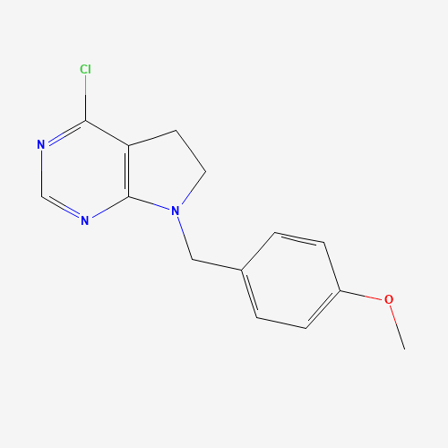 4-Chloro-7-(4-methoxybenzyl)-6,7-dihydro-5H-pyrrolo[2,3-d]pyrimidine (CAS: 853680-76-9) - Related Chemical Product