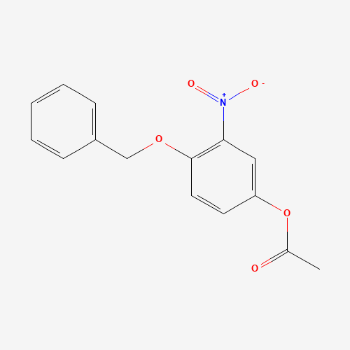 Phenol,3-nitro-4-(phenylMethoxy)-,acetate(ester) (CAS: 141498-79-5) - Related Chemical Product