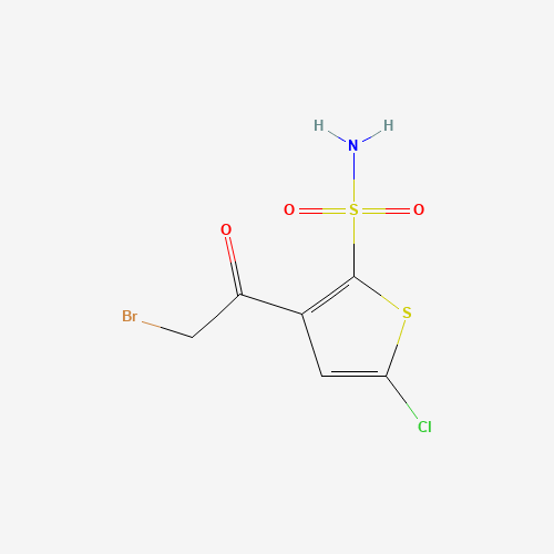 3-(2-Bromoacetyl)-5-chloro-2-thiophenesulfonamide (CAS: 160982-11-6) - Related Chemical Product
