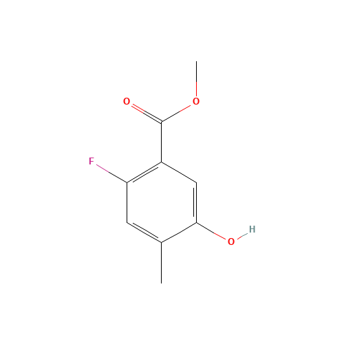 Benzoic acid, 2-fluoro-5-hydroxy-4-methyl-, methylester (CAS: 1378655-77-6) - Related Chemical Product